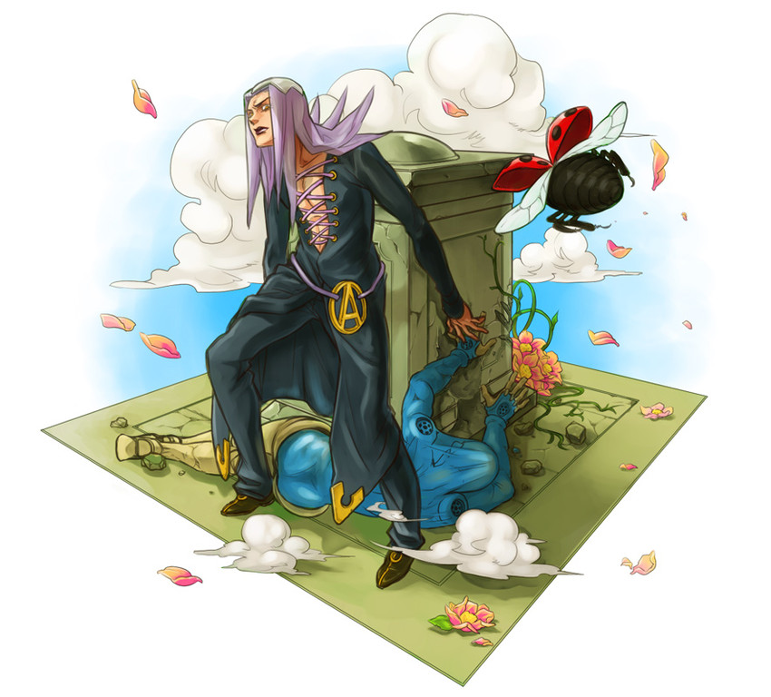 leone abbacchio and moody blues (jojo no kimyou na bouken and 1 more) drawn by raizou