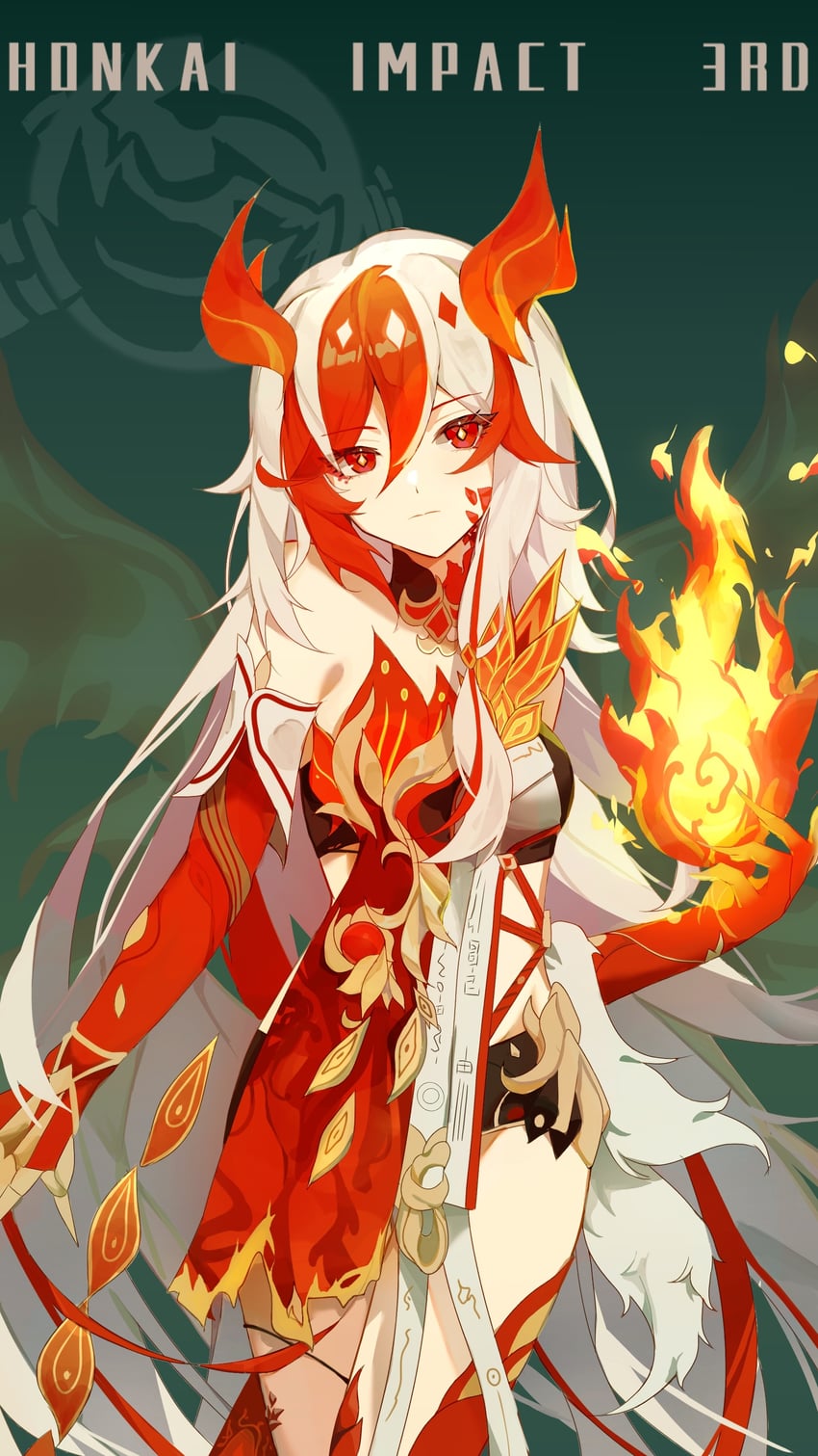 fu hua (honkai and 1 more) drawn by lcyn