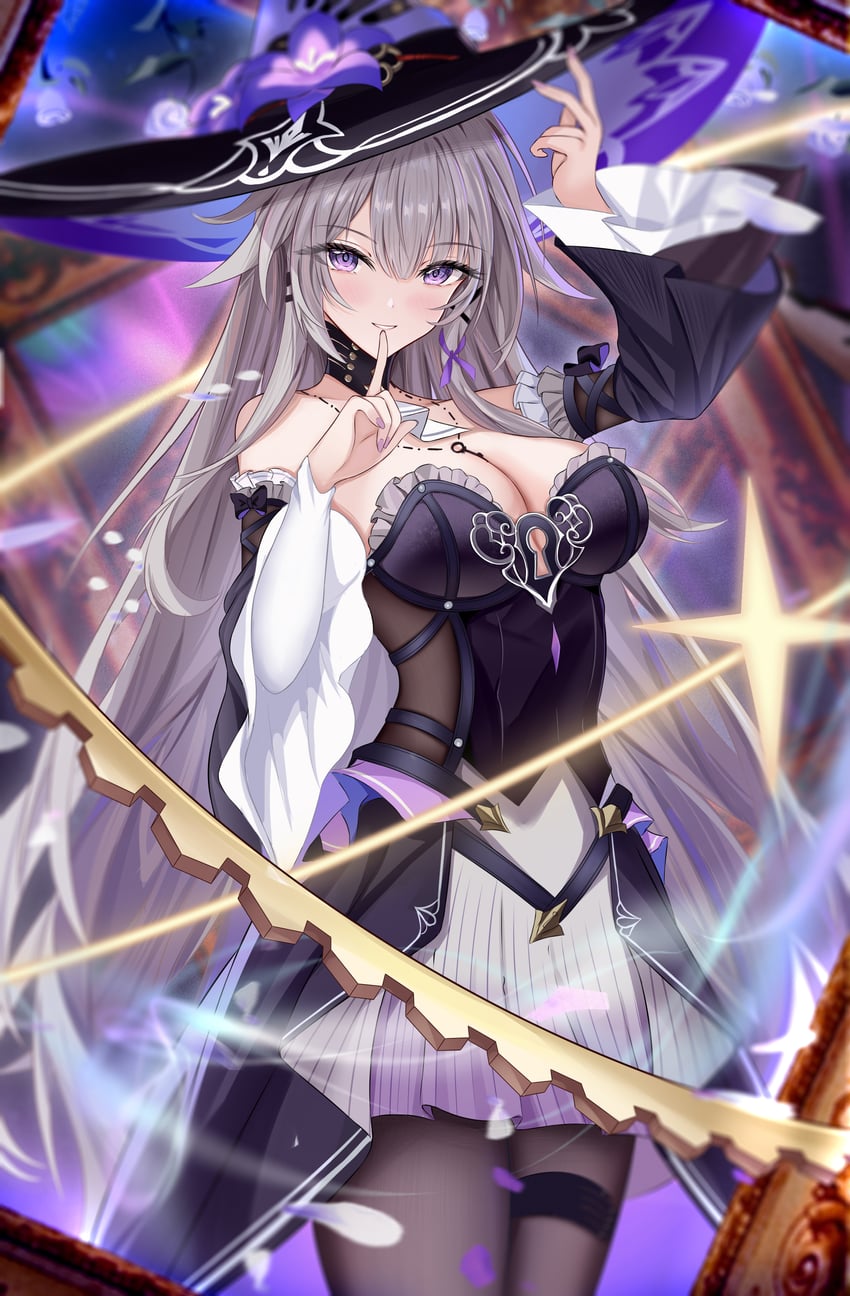 herta and the herta (honkai and 1 more) drawn by lacia