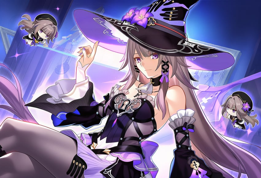herta and the herta (honkai and 1 more) drawn by d12-nelth