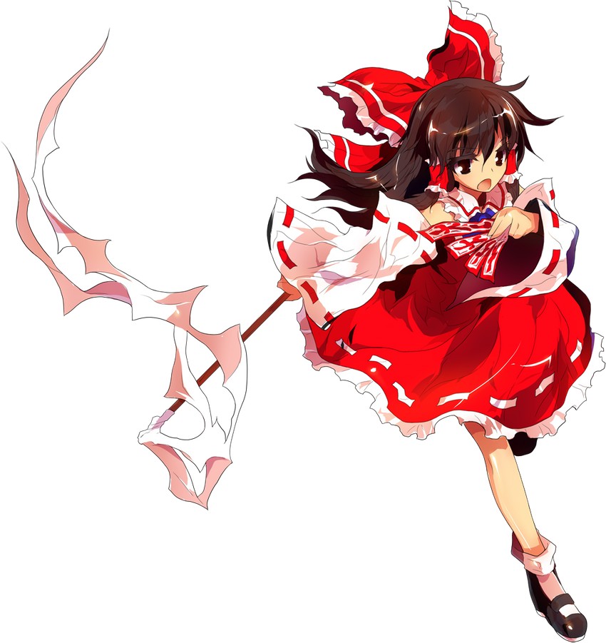 hakurei reimu (touhou and 1 more) drawn by alphes