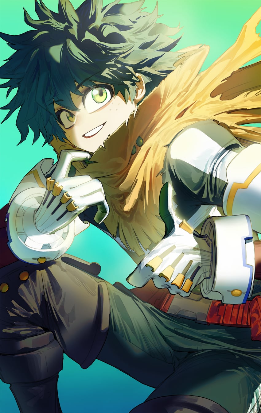 midoriya izuku (boku no hero academia) drawn by ghdwid