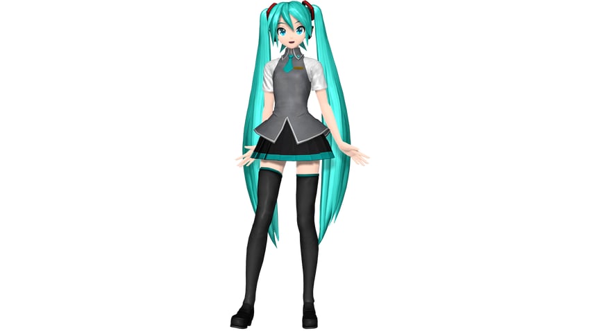 hatsune miku (vocaloid and 2 more)