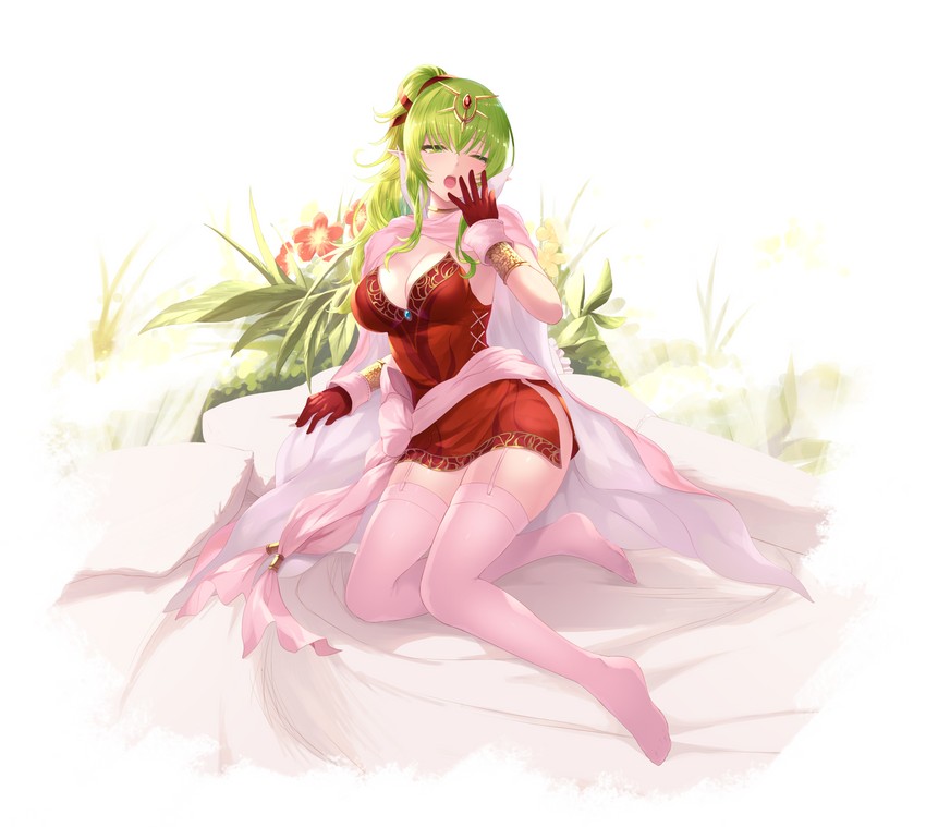 tiki (fire emblem and 2 more) drawn by cait_aron