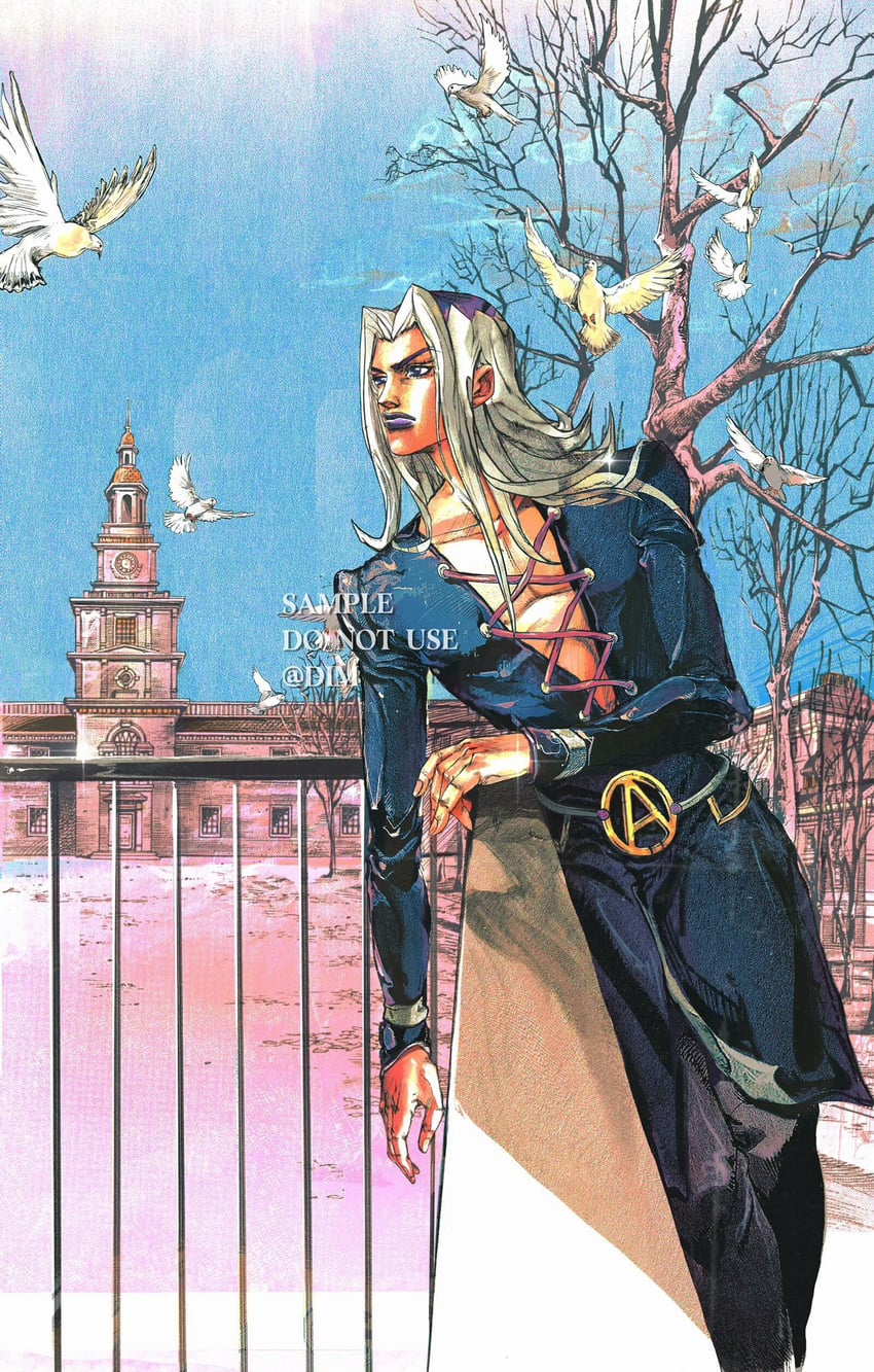 leone abbacchio (jojo no kimyou na bouken and 1 more) drawn by dim_7976