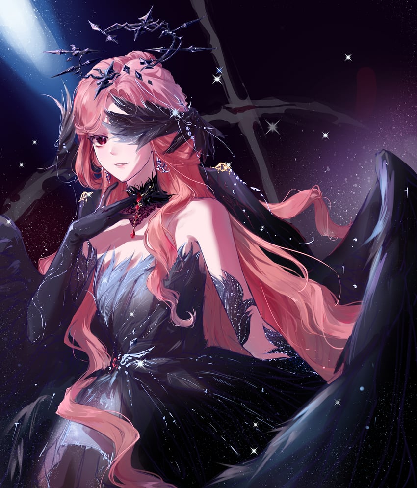 crimson feather (nikki and 1 more) drawn by shatang_juxiaogou