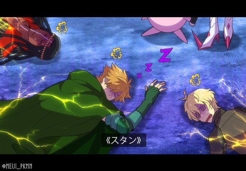 elizabeth bathory, jigglypuff, robin hood, billy the kid, and geronimo (fate and 4 more) drawn by meiji_ken