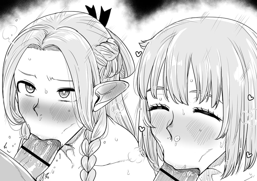 marcille donato and falin touden (dungeon meshi) drawn by kaiman_garupan