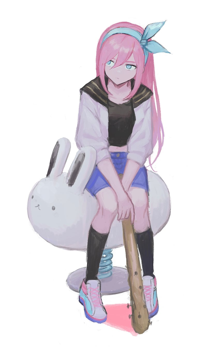aubrey and forest bunny (omori) drawn by hai_(haihki)
