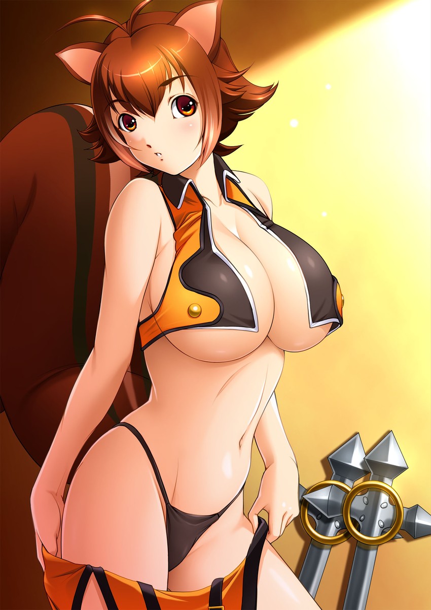 makoto nanaya (blazblue) drawn by dragon@harry