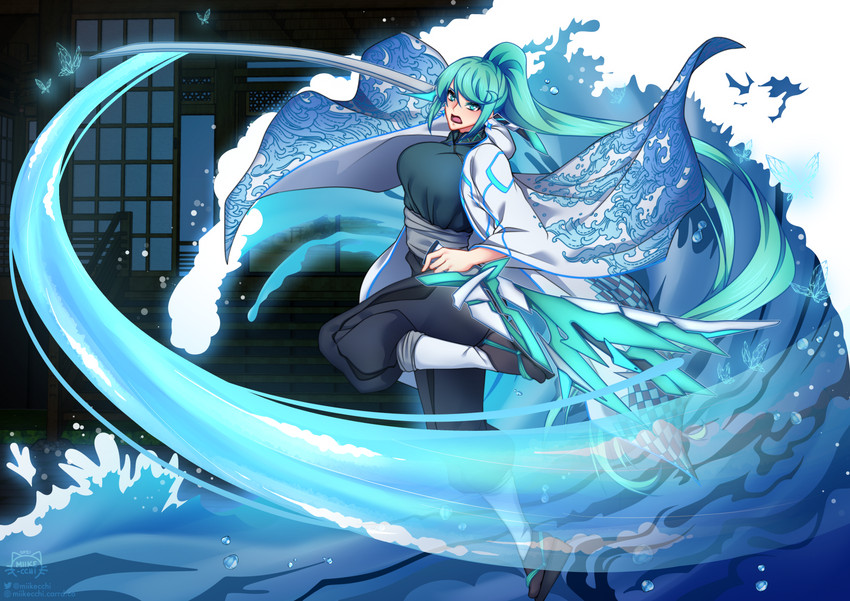 pneuma (xenoblade chronicles and 2 more) drawn by miike-san
