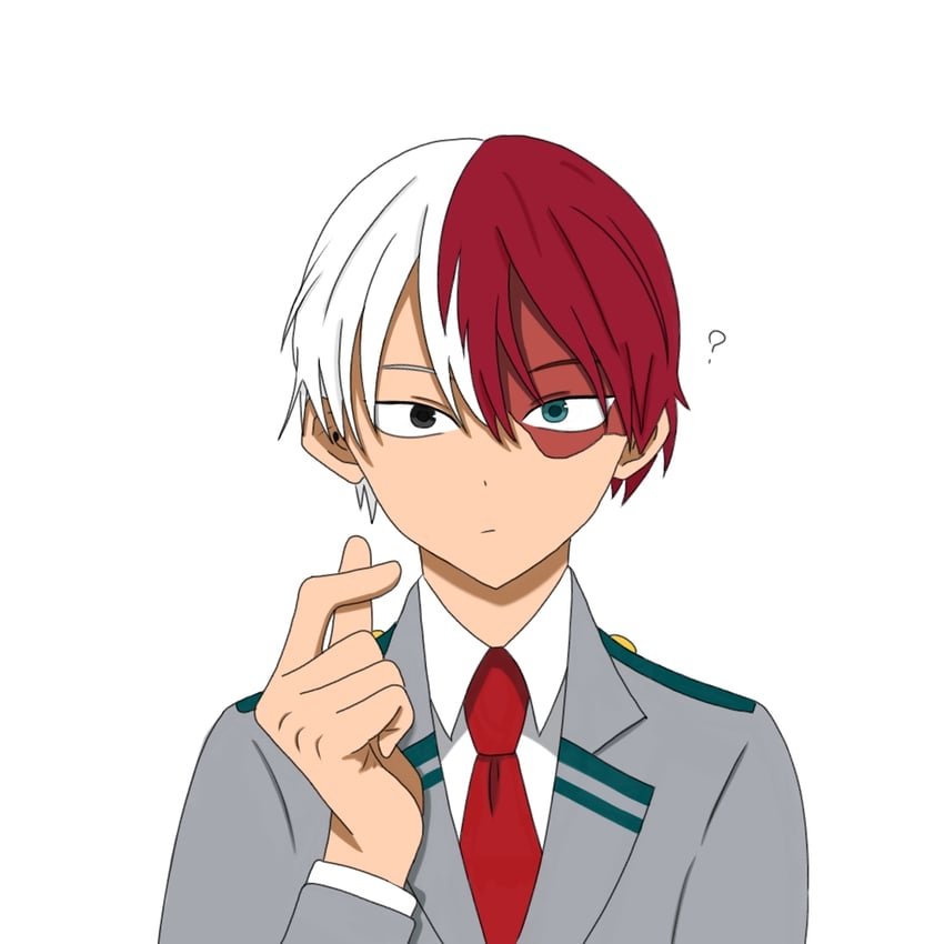 todoroki shoto (boku no hero academia) drawn by user_gpxv4288