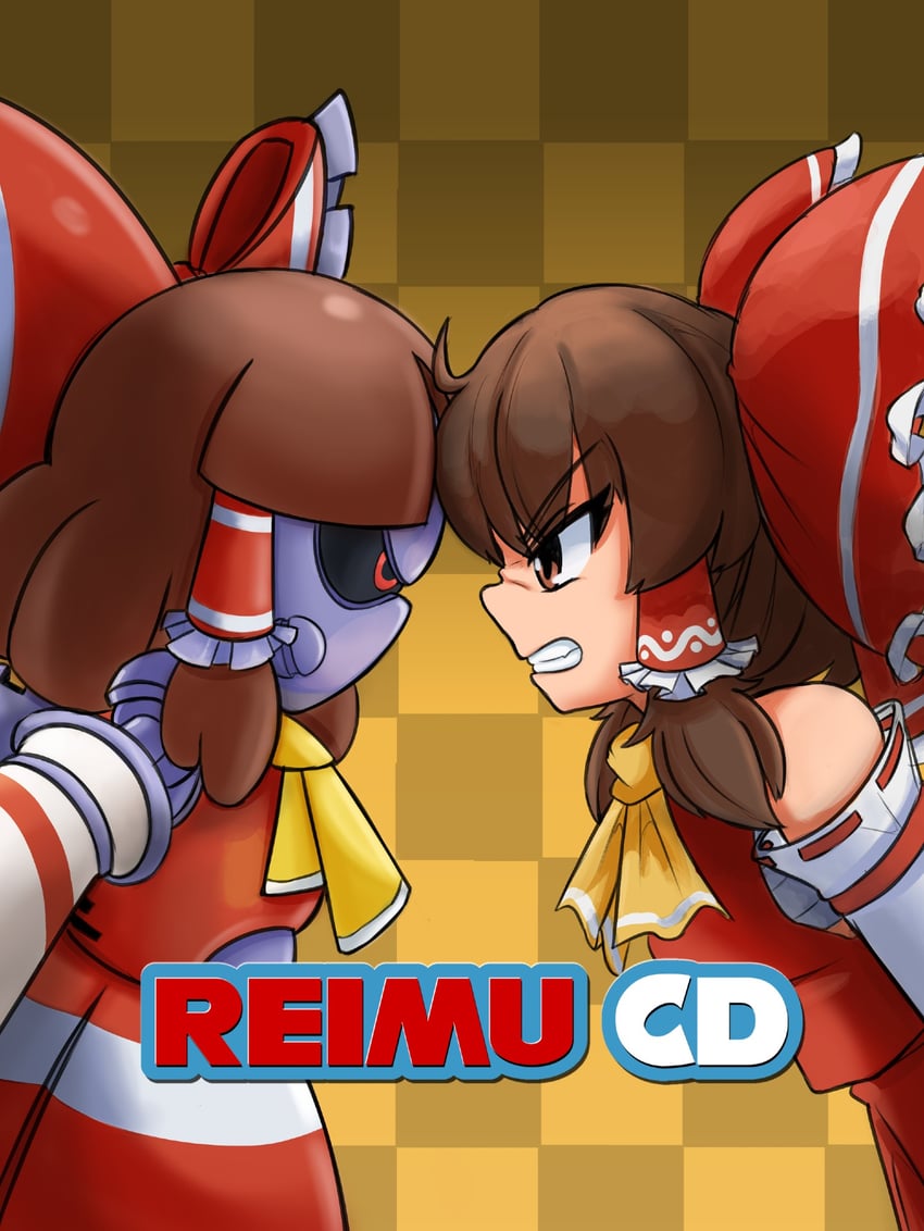 hakurei reimu (touhou and 3 more) drawn by mcsquiddies