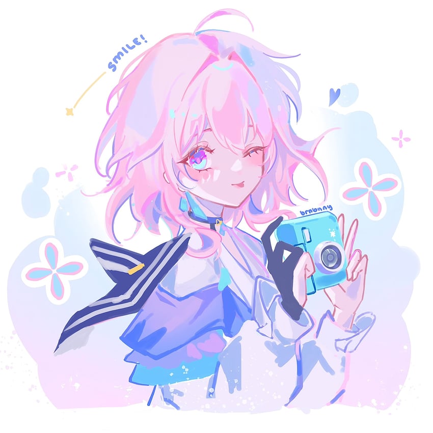 march 7th (honkai and 1 more) drawn by brnbnny