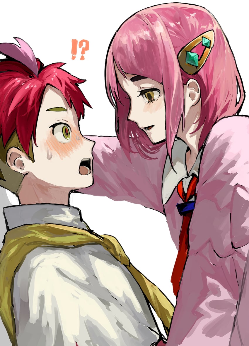 lacey and crispin (pokemon and 1 more) drawn by kase_(tak0_was4bi)