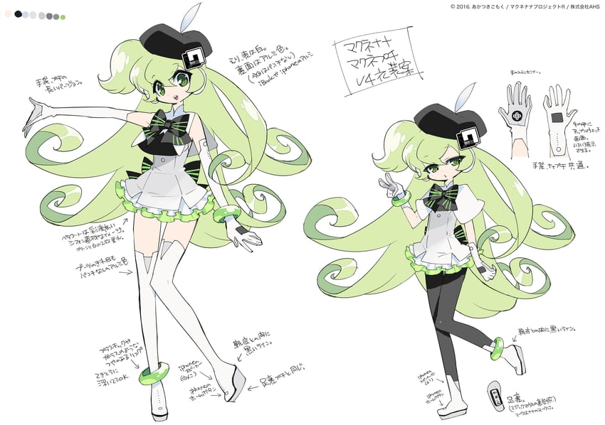 macne nana and macne nana petit (vocaloid and 3 more) drawn by akatsuki_gomoku