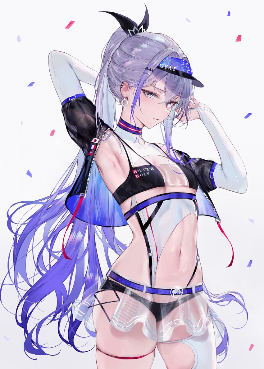 silver wolf (honkai and 1 more) drawn by qiandaiyiyu