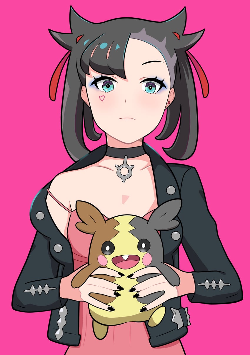 marnie and morpeko (pokemon and 1 more) drawn by tor_(torkrub111)