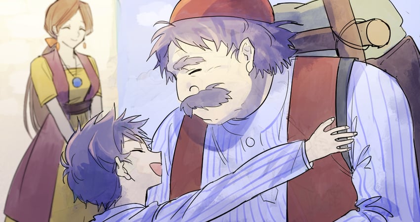torneko, tessie, and poporo (dragon quest and 1 more) drawn by fukusuu_(zeonms_06s)