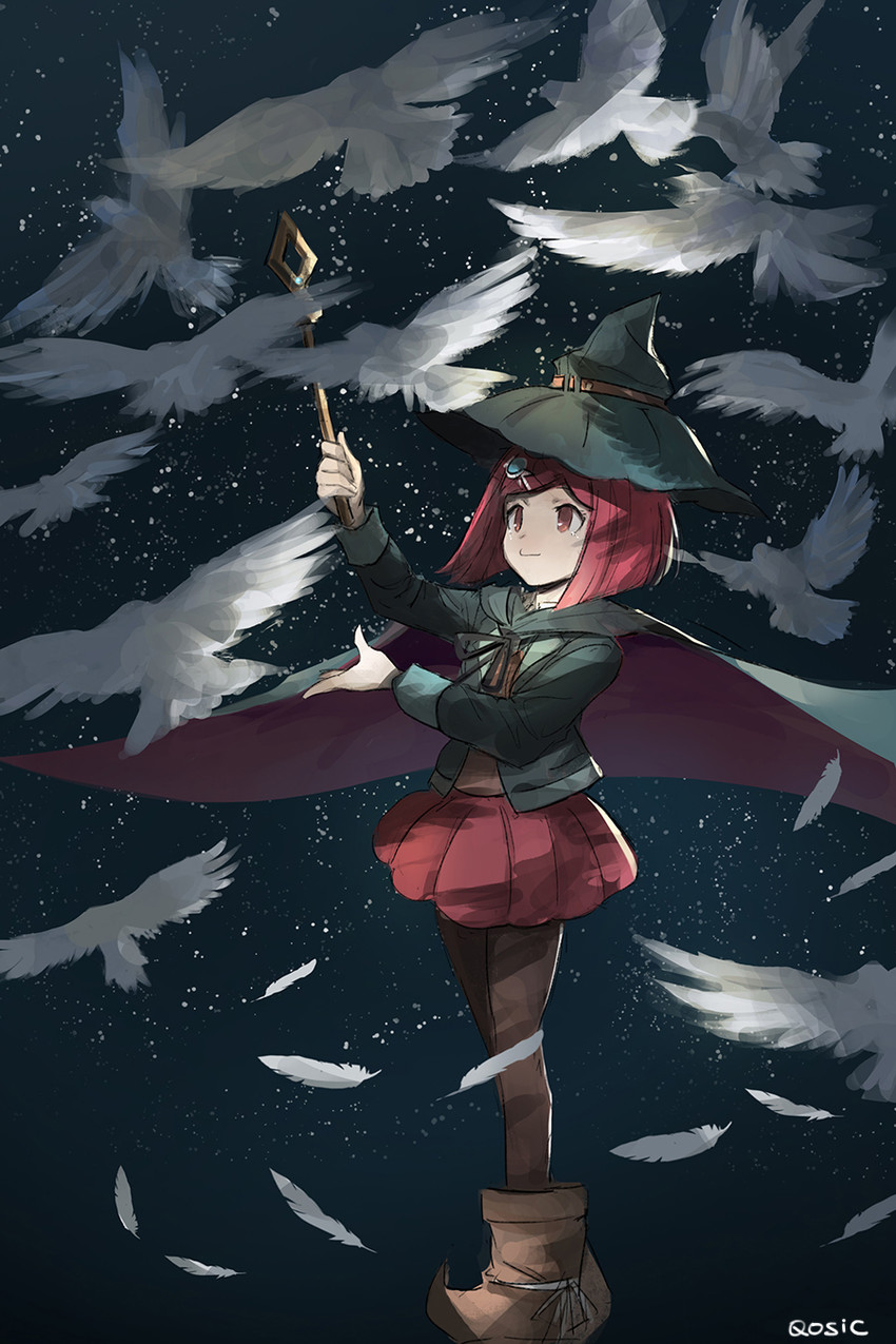 yumeno himiko (danganronpa and 1 more) drawn by qosic