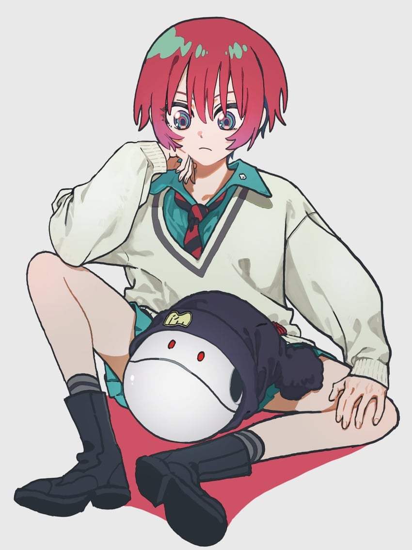 amate yuzuriha and haro (gundam and 1 more) drawn by nalongismarimo