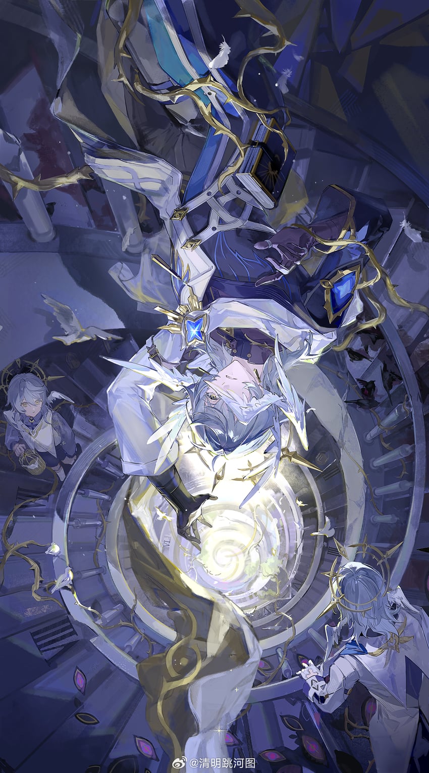 sunday (honkai and 1 more) drawn by qingming_tiaohetu