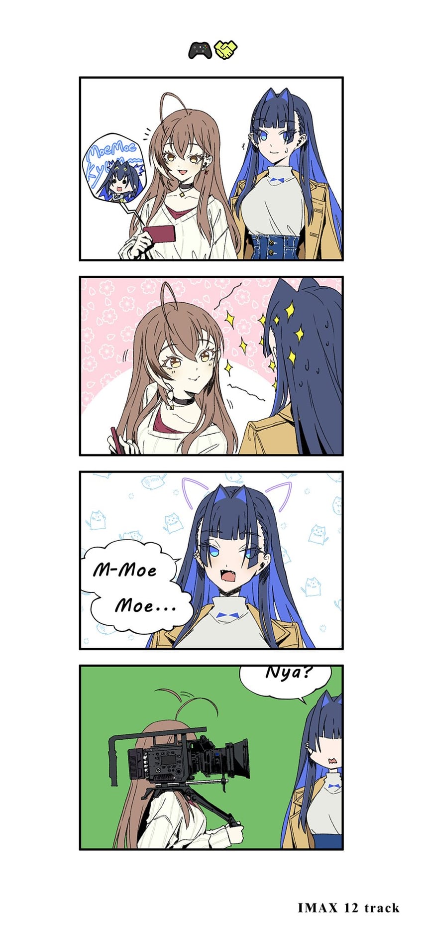 ouro kronii and nanashi mumei (hololive and 1 more) drawn by taka_t