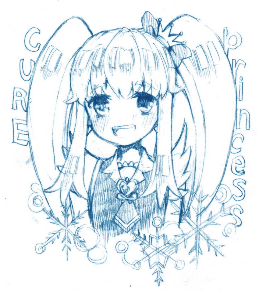 shirayuki hime and cure princess (precure and 1 more) drawn by lacolon