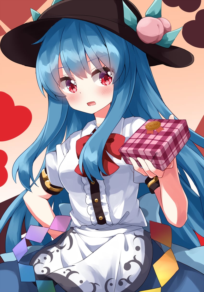 hinanawi tenshi (touhou) drawn by ruu_(tksymkw)