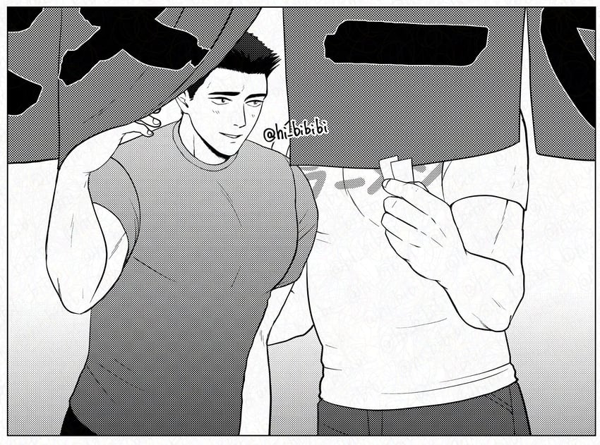 ao isami and lewis smith (yuuki bakuhatsu bang bravern) drawn by hi_bibibi
