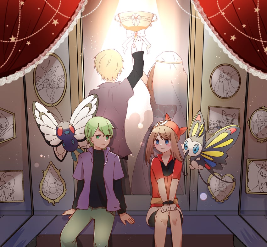 may, glaceon, absol, flygon, skitty, and 7 more (pokemon and 1 more) drawn by yoru_rain