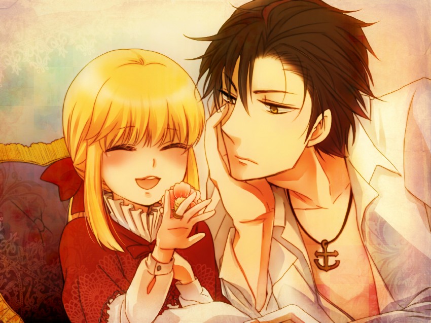 ushiromiya lion and willard h. wright (umineko no naku koro ni) drawn by ichiemu_(picric)