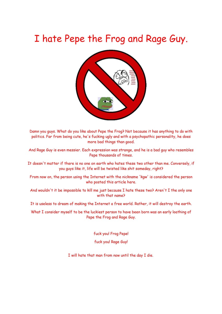 Pepe The Frog And Rage Guy 4chan And 1 More Danbooru the-standpoint-gambling-the-bible-s-view-point-part-2-you-are