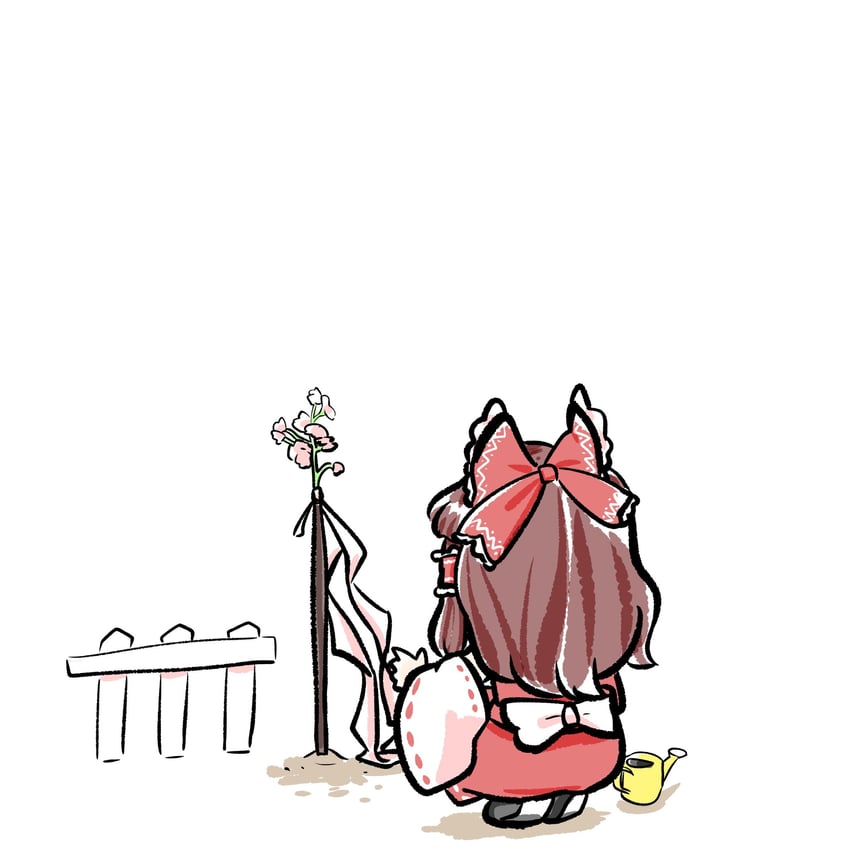 hakurei reimu (touhou and 1 more) drawn by tanishi_0