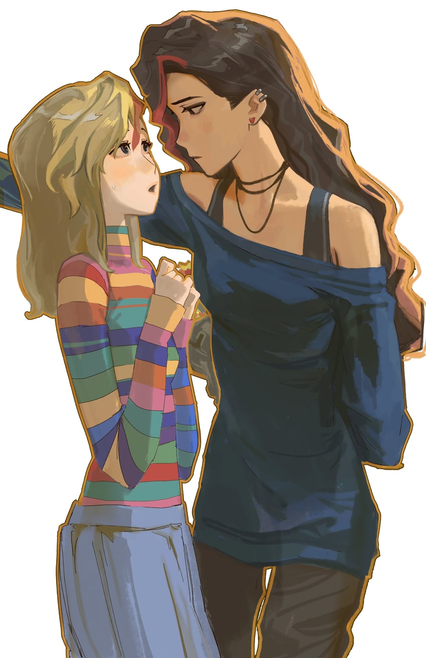 riley andersen and valentina ortiz (inside out and 1 more) drawn by qianyu_rainz