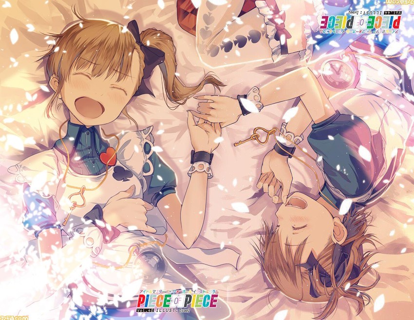 futami mami and futami ami (idolmaster) drawn by yae_(mono110)