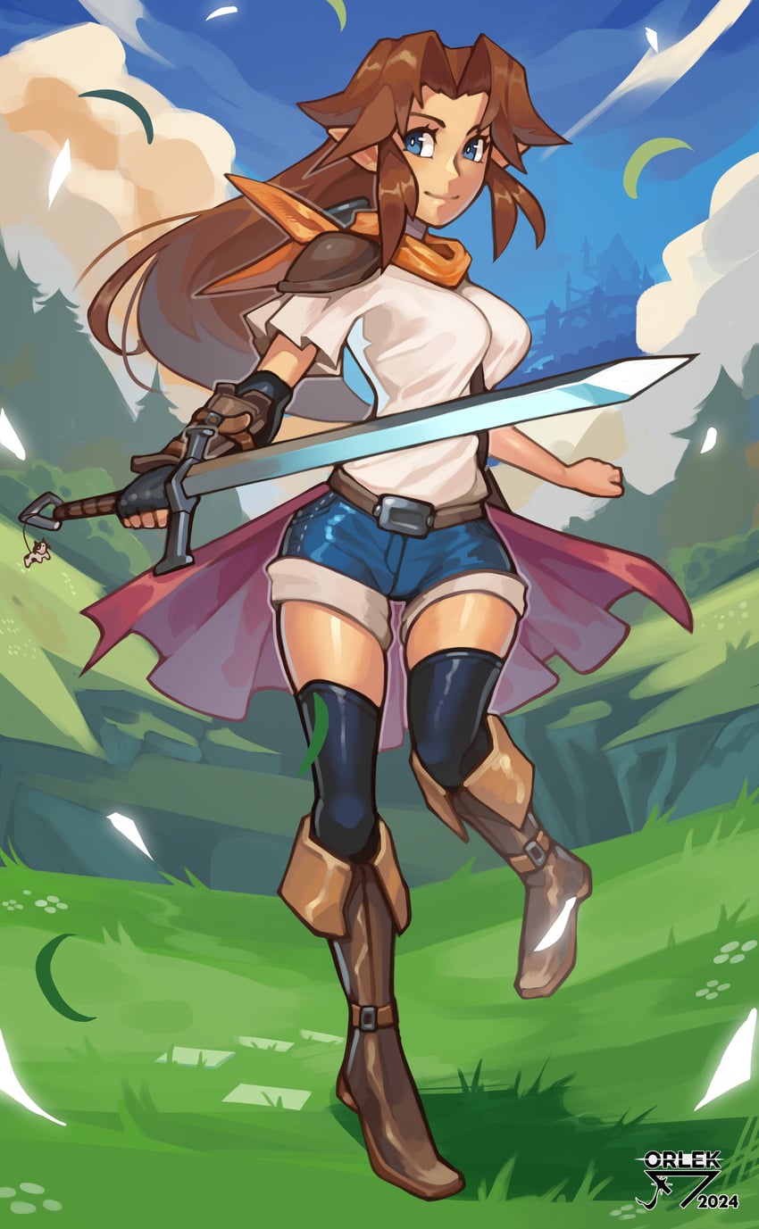 malon (the legend of zelda and 1 more) drawn by orlek