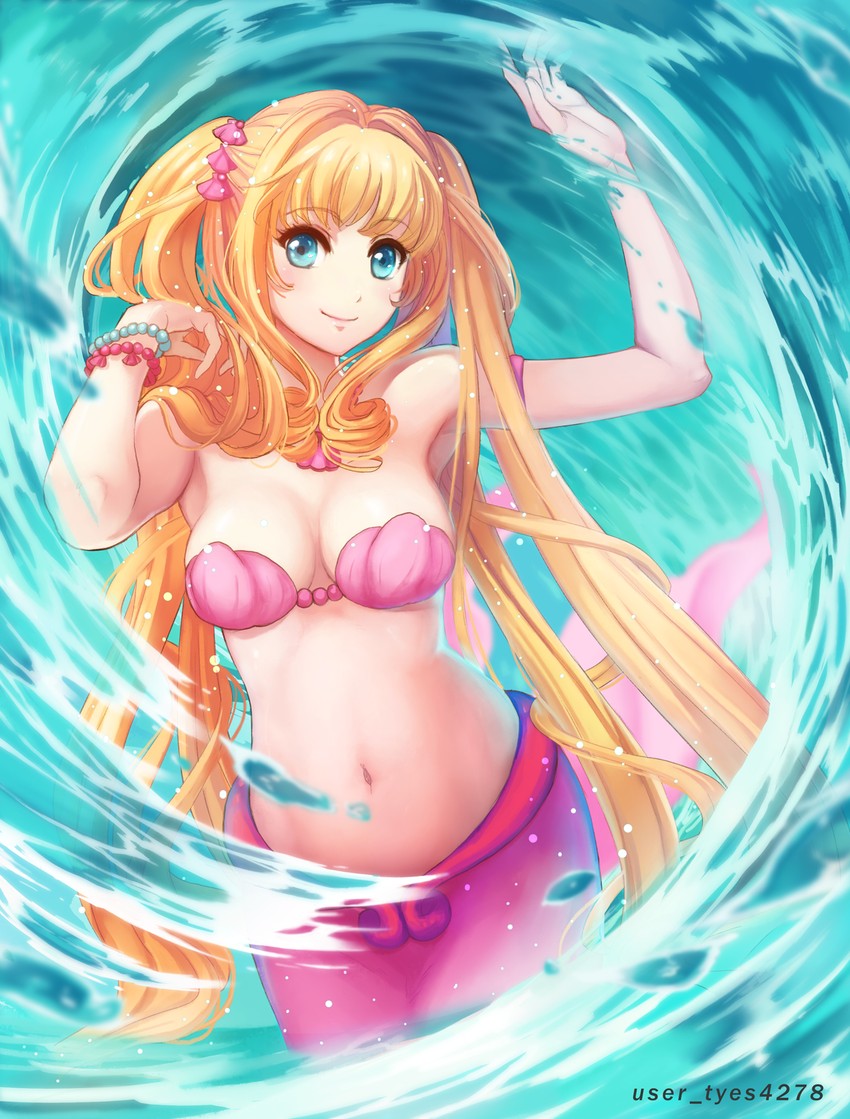 nanami lucia (mermaid melody pichi pichi pitch) drawn by aslasht