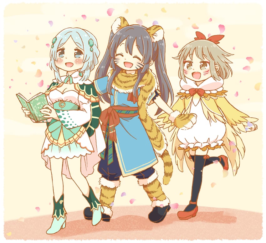tokime shizuka, toki sunao, and hiroe chiharu (mahou shoujo madoka magica and 1 more) drawn by yuzuno_nana