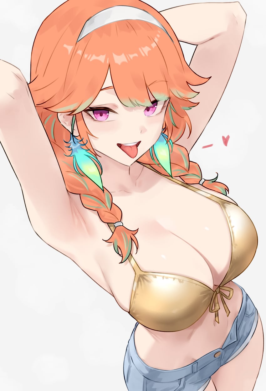 takanashi kiara (hololive and 1 more) drawn by bluefield