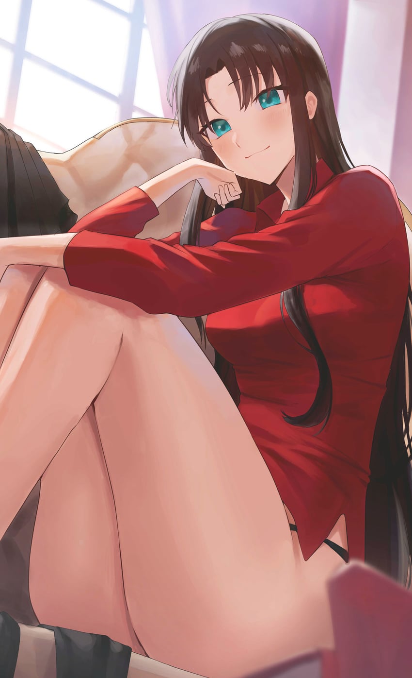 tohsaka rin (fate and 1 more) drawn by rororo