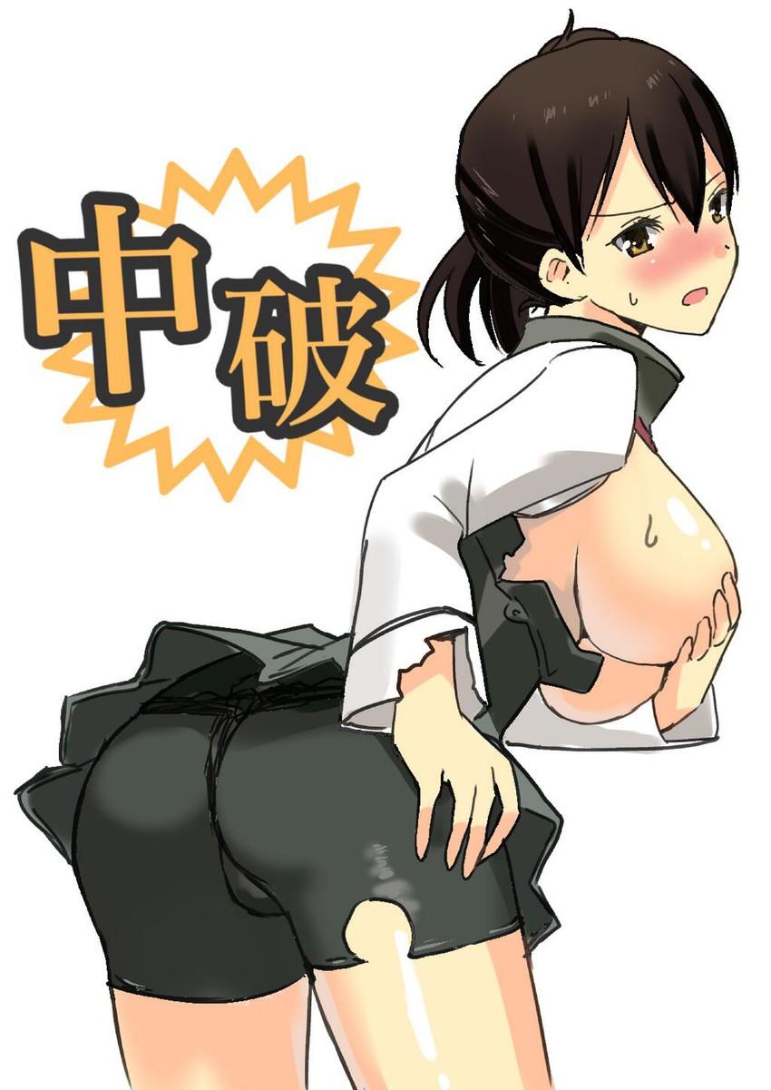 kaga, taihou, and taihou kai (kantai collection) drawn by masukuza_j