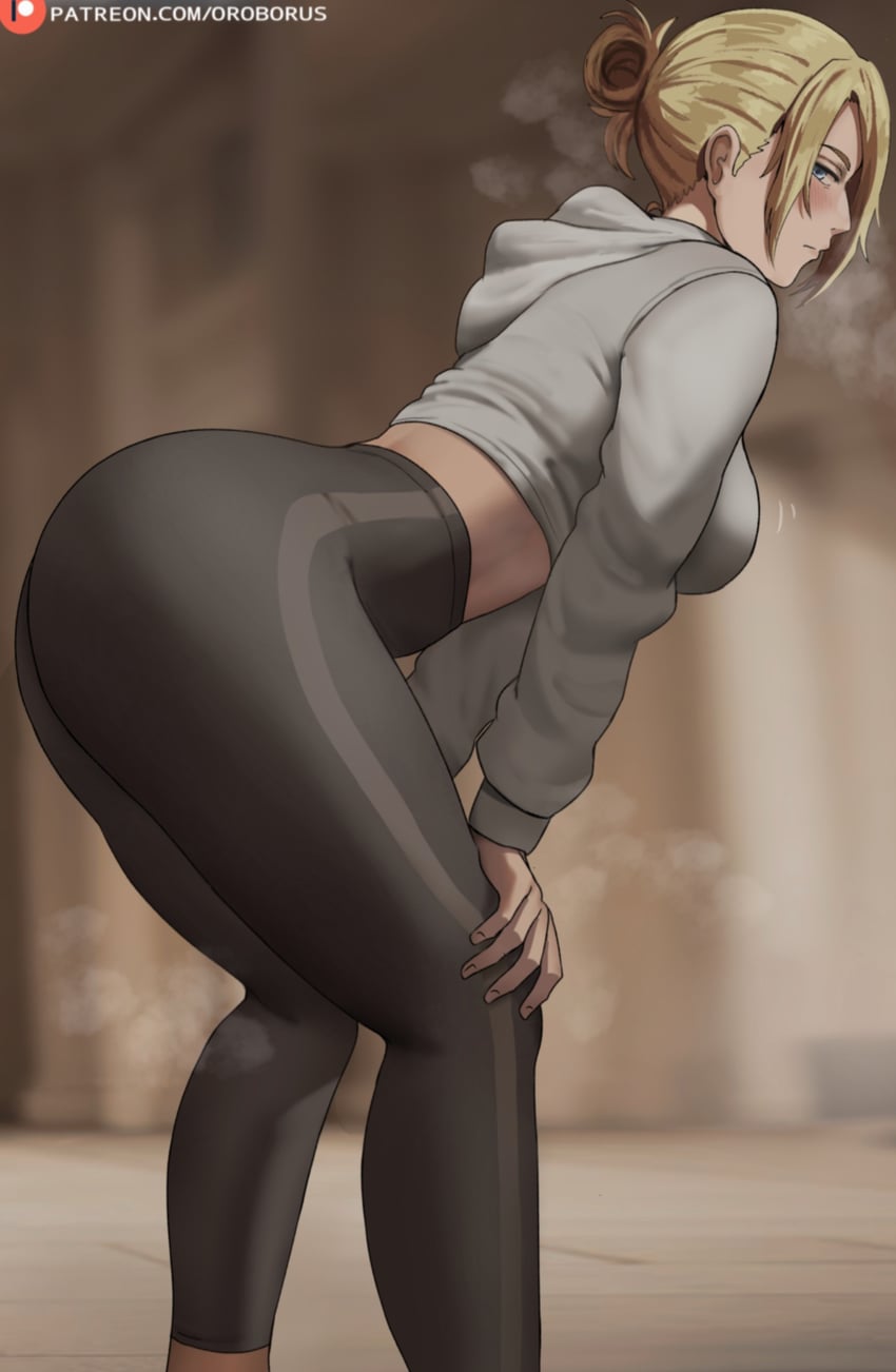 annie leonhart (shingeki no kyojin) drawn by oroborus
