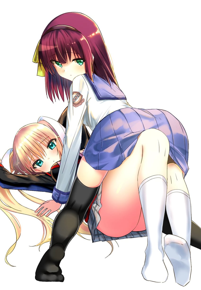 nakamura yuri, tokido saya, and sakurai harumi (little busters! and 2 more) drawn by yoanium