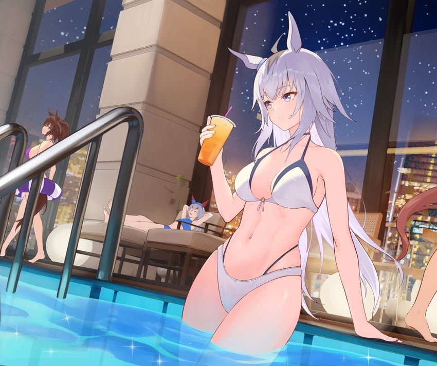 oguri cap, tamamo cross, and inari one (umamusume) drawn by cai_ji_(user_jmrv4342)