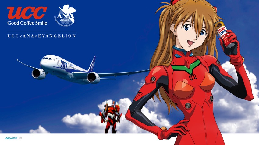 souryuu asuka langley and eva 02 (neon genesis evangelion and 4 more) drawn by matsubara_hidenori