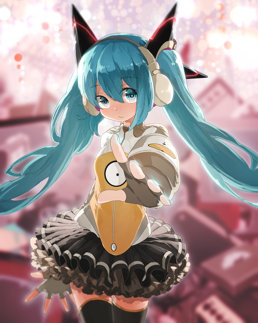 hatsune miku (vocaloid and 1 more) drawn by kinokoko-kino