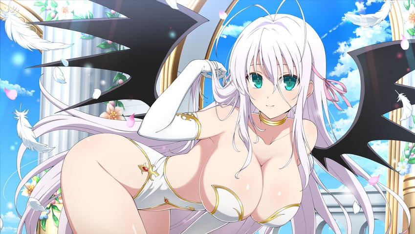 rossweisse (senran kagura and 2 more) drawn by yaegashi_nan