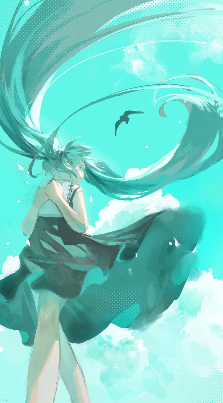 hatsune miku (vocaloid and 1 more) drawn by chi_chi3939