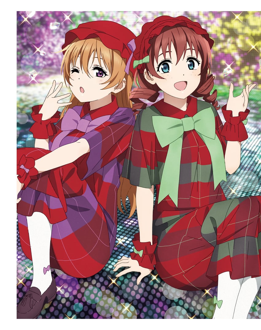 emma verde and konoe kanata (love live! and 1 more) drawn by yokota_takumi